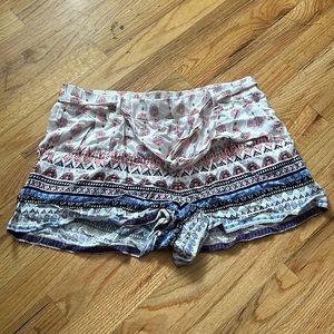 Boho paisley shorts